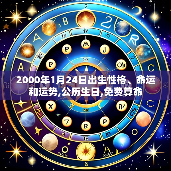2000年1月24日出生性格、命运和运势,公历生日,免费算命