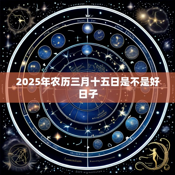 2025年农历三月十五日是不是好日子