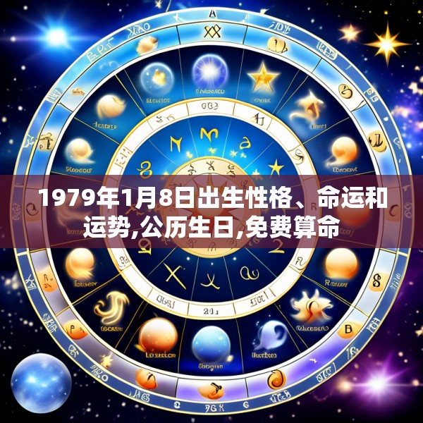 1979年1月8日出生性格、命运和运势,公历生日,免费算命