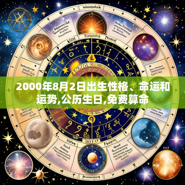 2000年8月2日出生性格、命运和运势,公历生日,免费算命