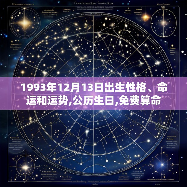 1993年12月13日出生性格、命运和运势,公历生日,免费算命
