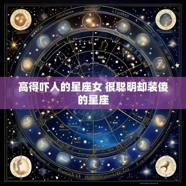 高得吓人的星座女 很聪明却装傻的星座