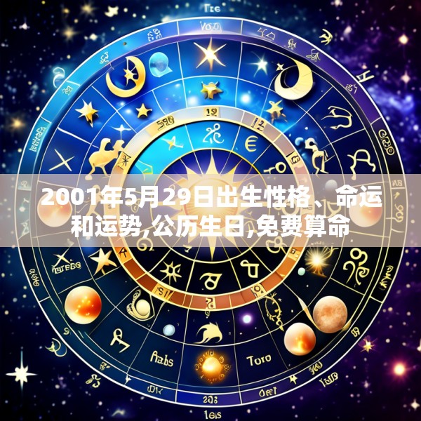 2001年5月29日出生性格、命运和运势,公历生日,免费算命