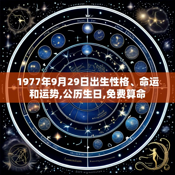 1977年9月29日出生性格、命运和运势,公历生日,免费算命