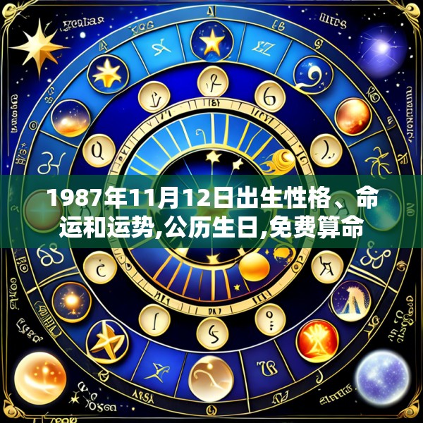 1987年11月12日出生性格、命运和运势,公历生日,免费算命