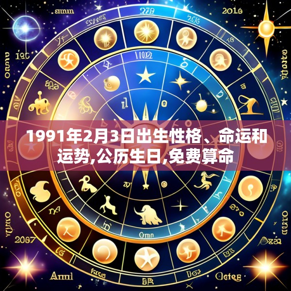 1991年2月3日出生性格、命运和运势,公历生日,免费算命