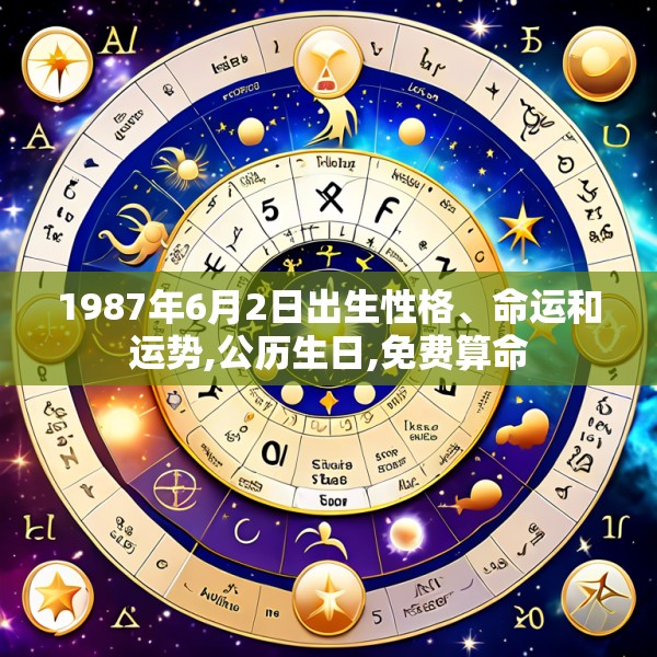 1987年6月2日出生性格、命运和运势,公历生日,免费算命