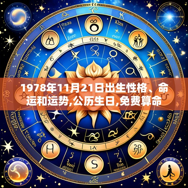 1978年11月21日出生性格、命运和运势,公历生日,免费算命
