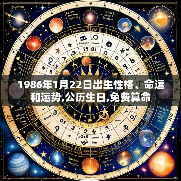 1986年1月22日出生性格、命运和运势,公历生日,免费算命