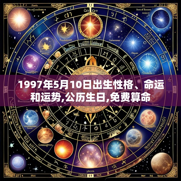 1997年5月10日出生性格、命运和运势,公历生日,免费算命