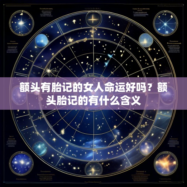 额头有胎记的女人命运好吗？额头胎记的有什么含义