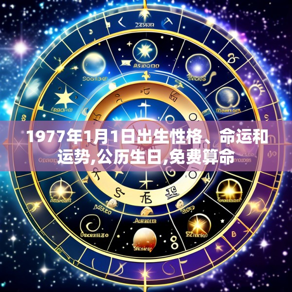 1977年1月1日出生性格、命运和运势,公历生日,免费算命