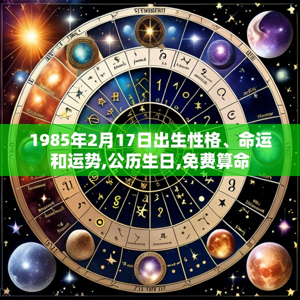 1985年2月17日出生性格、命运和运势,公历生日,免费算命