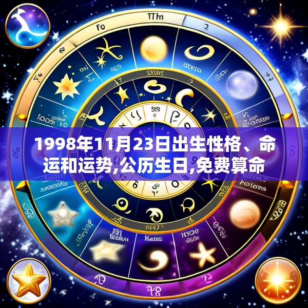 1998年11月23日出生性格、命运和运势,公历生日,免费算命