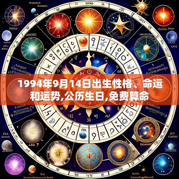 1994年9月14日出生性格、命运和运势,公历生日,免费算命