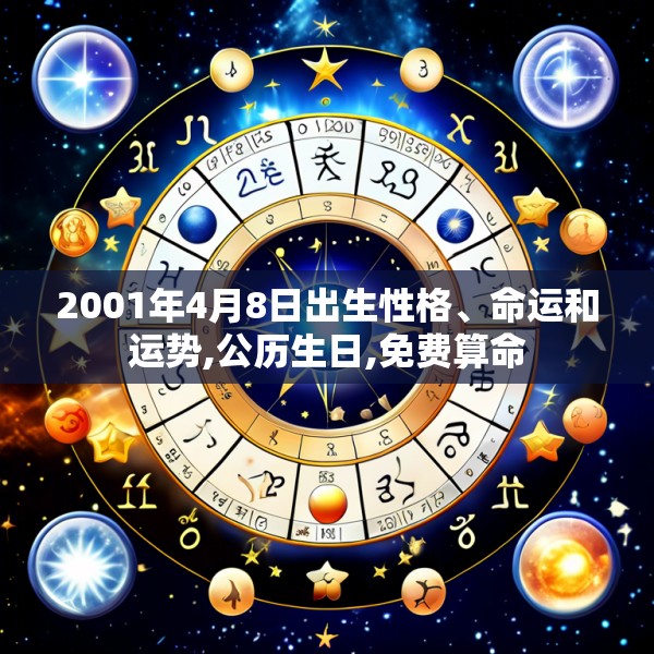 2001年4月8日出生性格、命运和运势,公历生日,免费算命
