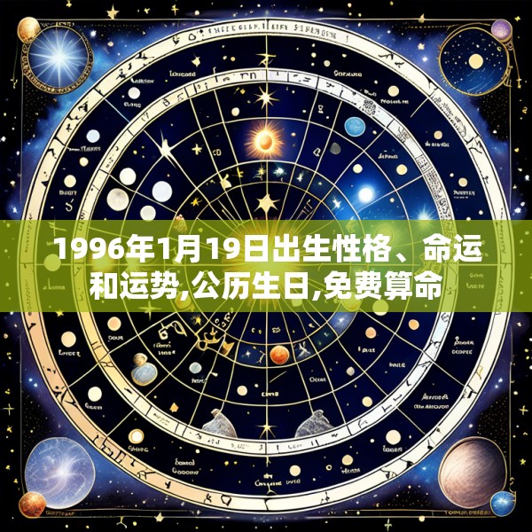 1996年1月19日出生性格、命运和运势,公历生日,免费算命