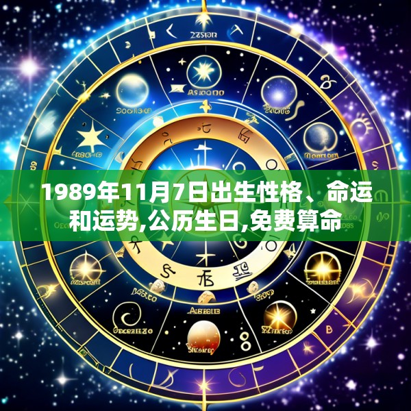 1989年11月7日出生性格、命运和运势,公历生日,免费算命