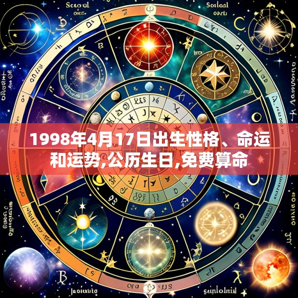 1998年4月17日出生性格、命运和运势,公历生日,免费算命