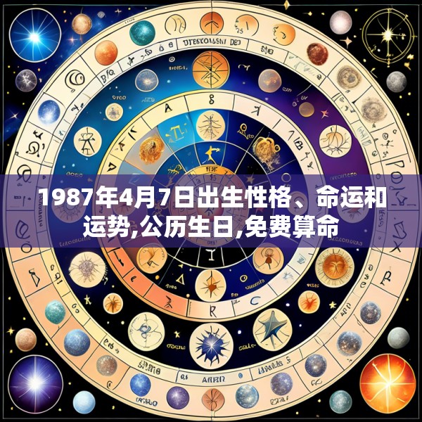 1987年4月7日出生性格、命运和运势,公历生日,免费算命
