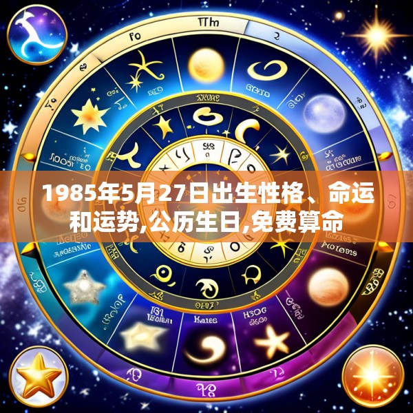 1985年5月27日出生性格、命运和运势,公历生日,免费算命