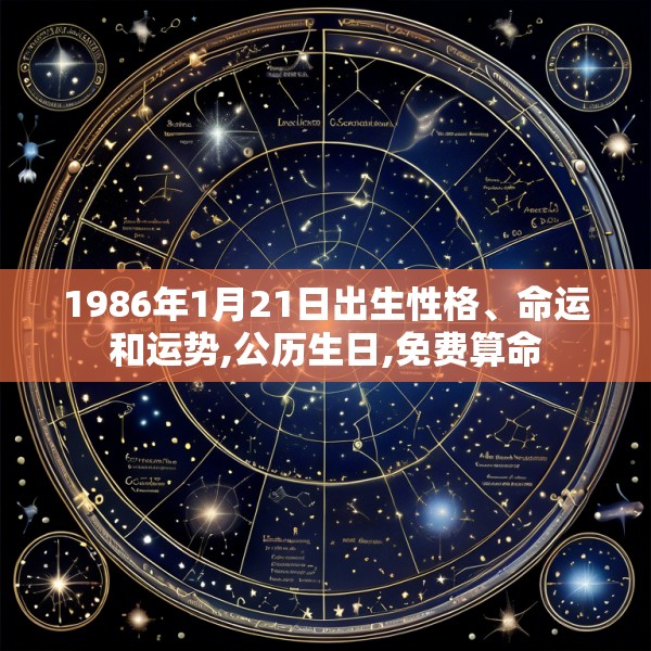 1986年1月21日出生性格、命运和运势,公历生日,免费算命