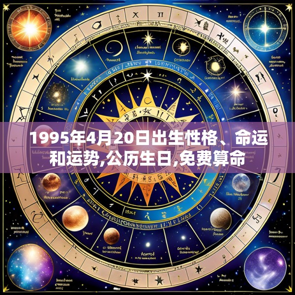 1995年4月20日出生性格、命运和运势,公历生日,免费算命