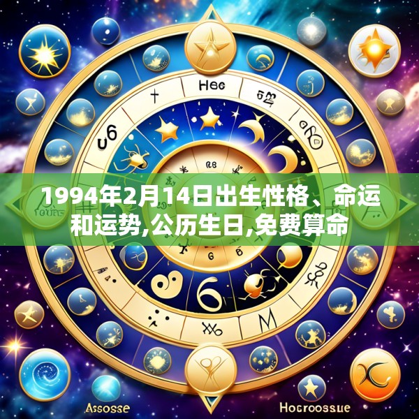 1994年2月14日出生性格、命运和运势,公历生日,免费算命