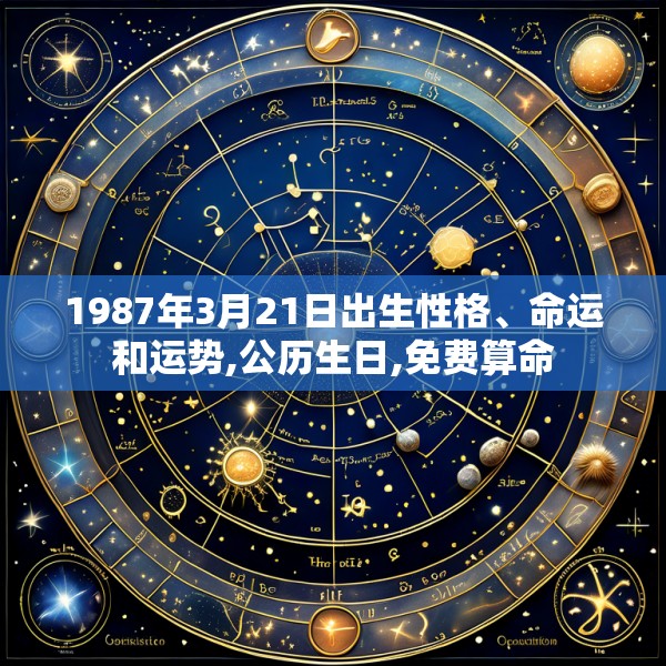 1987年3月21日出生性格、命运和运势,公历生日,免费算命