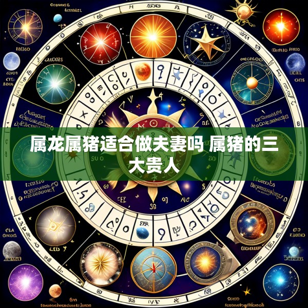 属龙属猪适合做夫妻吗 属猪的三大贵人