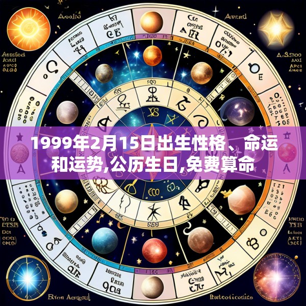1999年2月15日出生性格、命运和运势,公历生日,免费算命