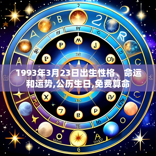 1993年3月23日出生性格、命运和运势,公历生日,免费算命