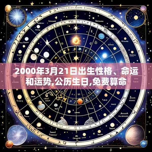 2000年3月21日出生性格、命运和运势,公历生日,免费算命