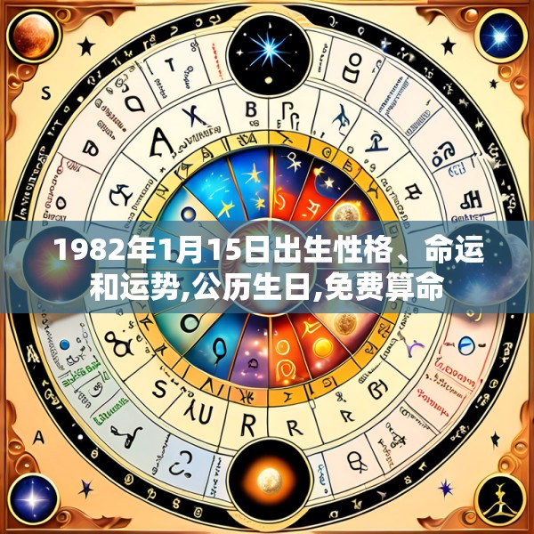 1982年1月15日出生性格、命运和运势,公历生日,免费算命