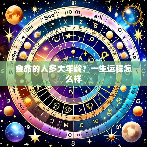 金命的人多大年龄?一生运程怎么样