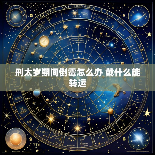 刑太岁期间倒霉怎么办 戴什么能转运
