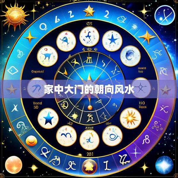 家中大门的朝向风水