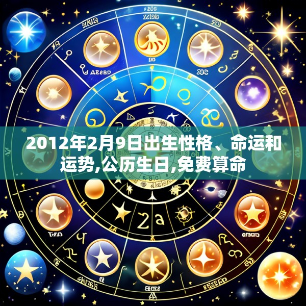 2012年2月9日出生性格、命运和运势,公历生日,免费算命