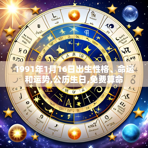 1991年1月16日出生性格、命运和运势,公历生日,免费算命