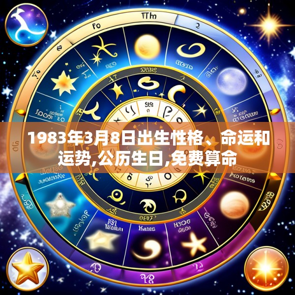 1983年3月8日出生性格、命运和运势,公历生日,免费算命
