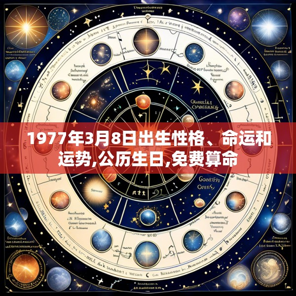 1977年3月8日出生性格、命运和运势,公历生日,免费算命