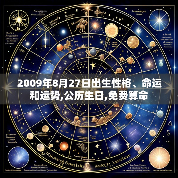 2009年8月27日出生性格、命运和运势,公历生日,免费算命