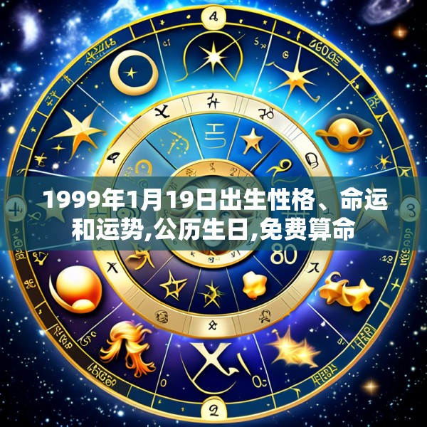 1999年1月19日出生性格、命运和运势,公历生日,免费算命