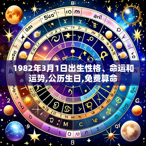 1982年3月1日出生性格、命运和运势,公历生日,免费算命