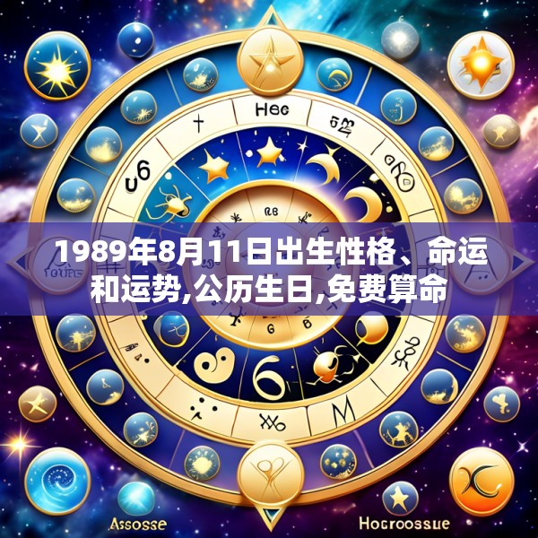 1989年8月11日出生性格、命运和运势,公历生日,免费算命