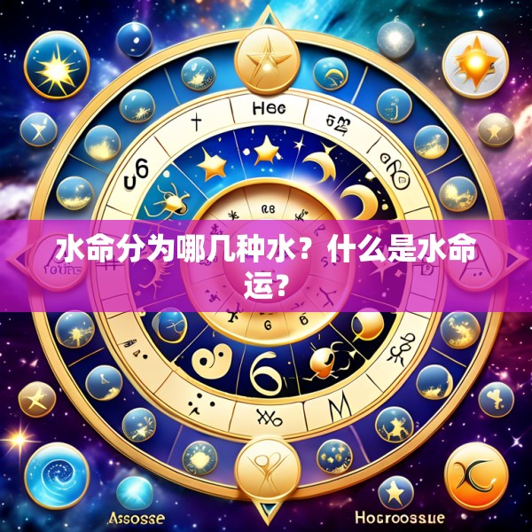 水命分为哪几种水？什么是水命运？
