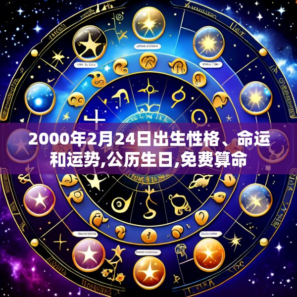 2000年2月24日出生性格、命运和运势,公历生日,免费算命
