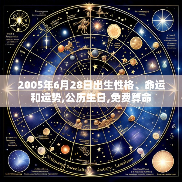 2005年6月28日出生性格、命运和运势,公历生日,免费算命