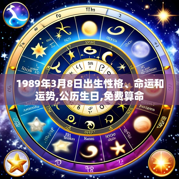 1989年3月8日出生性格、命运和运势,公历生日,免费算命