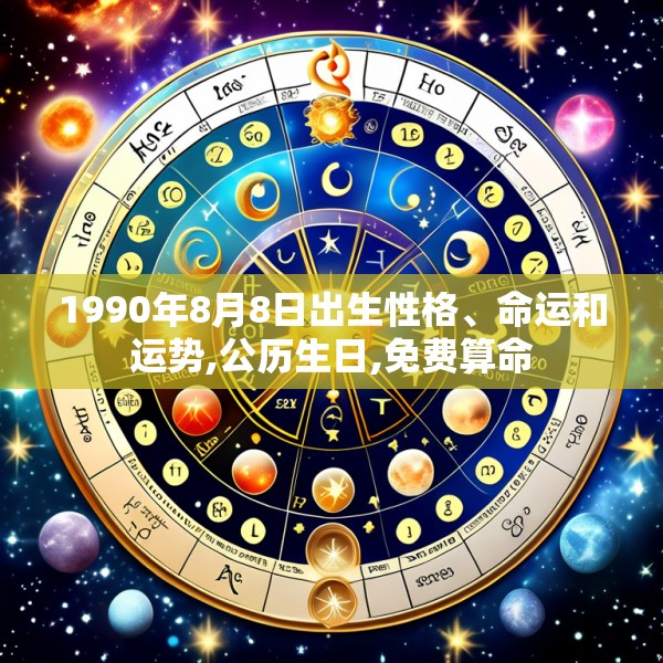 1990年8月8日出生性格、命运和运势,公历生日,免费算命